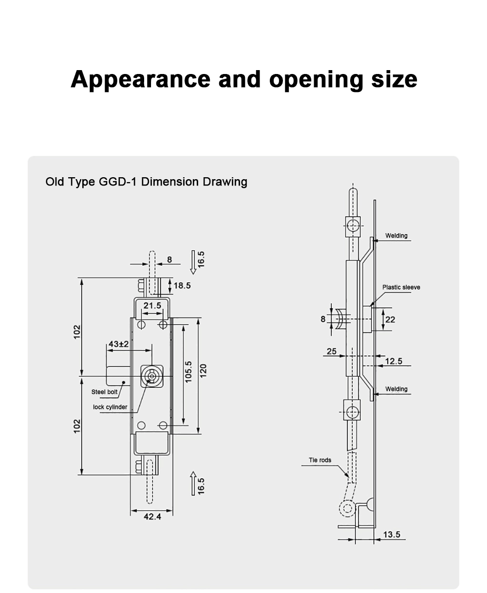Control Cabinet Door Lock