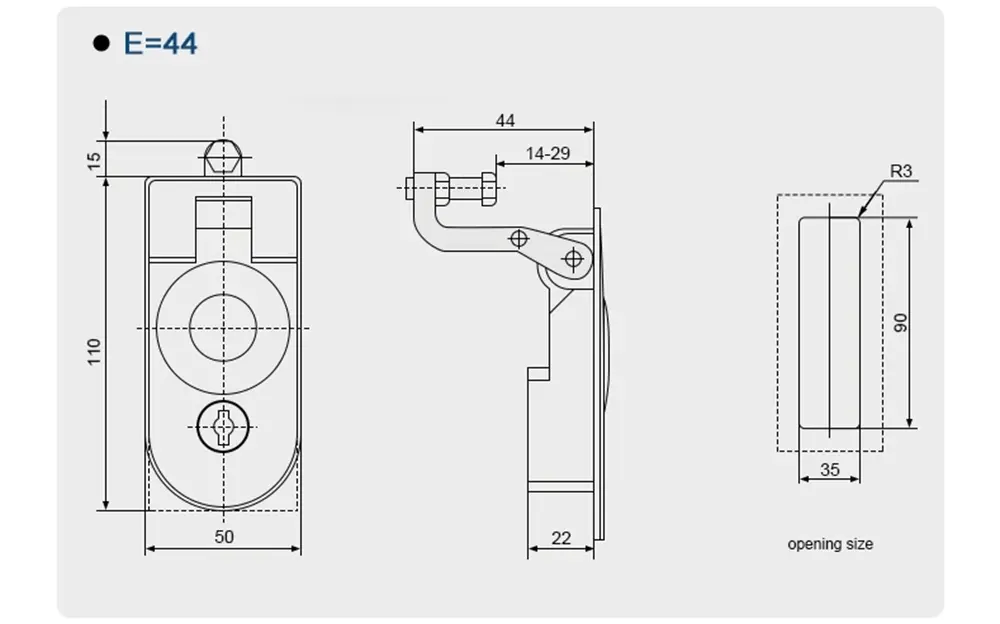 Lever Push Lock For Rv